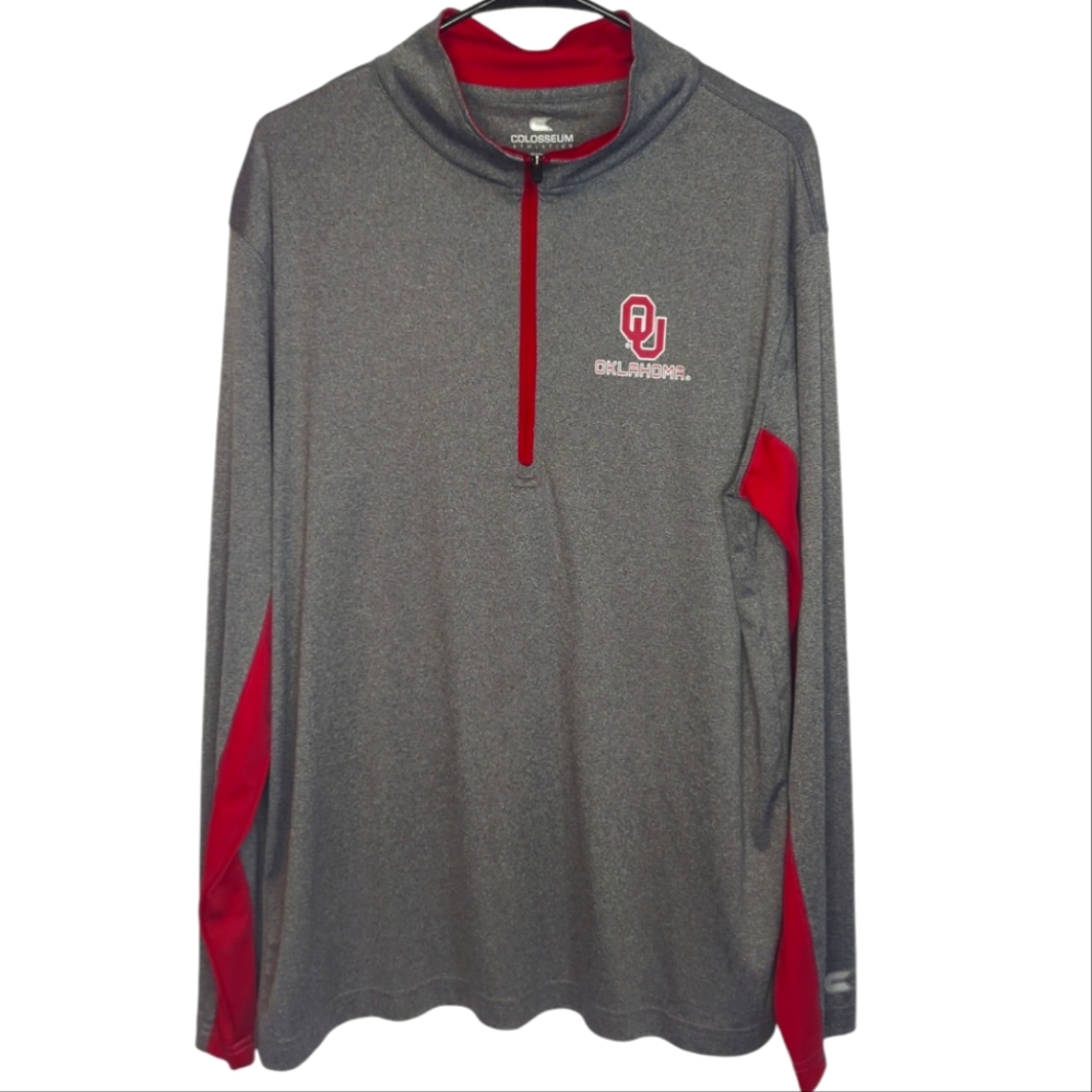 Oklahoma Sooners 1/4 zip up sweatshirt